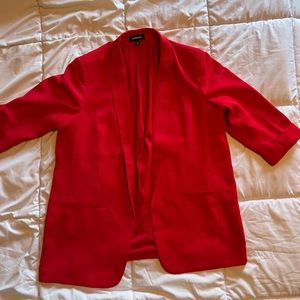 Express Red Blazer Size XL